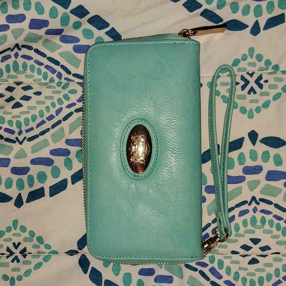 Turquoise Clutch